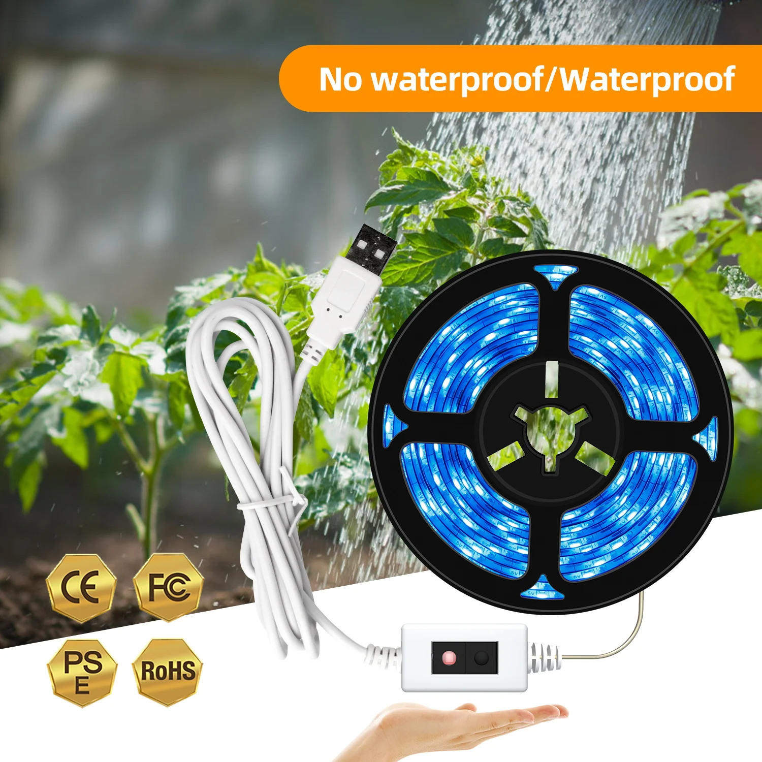 

Phyto Led Light Strip USB Plant Lamp Greenhouse Led Grow Lights Indoor Cultivation Waterproof Flexible Flower Seedling Tent Box