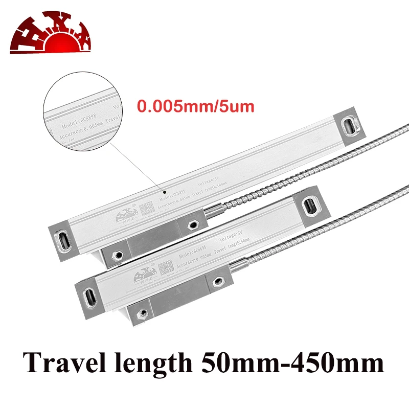 HXX DRO тонкая линейная шкала 5 мкм 50-400 мм 20x29 мм