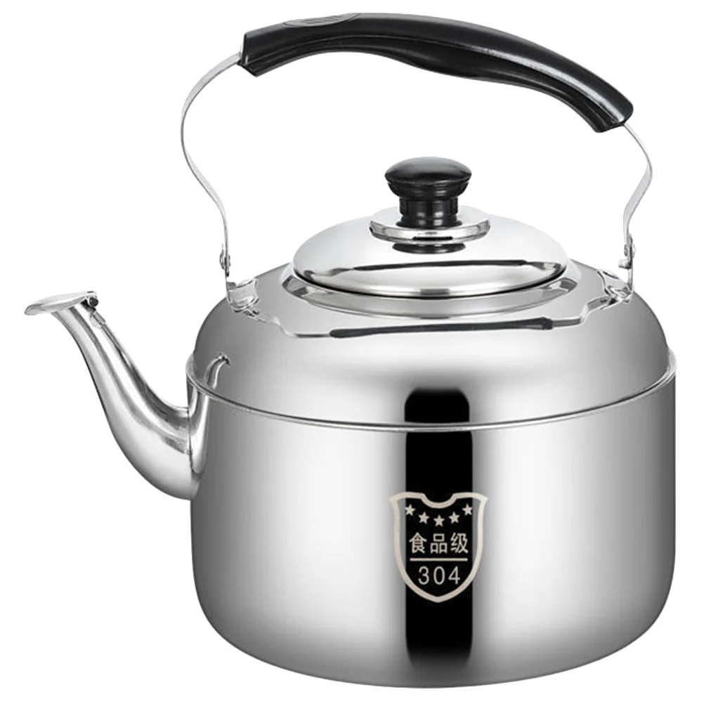 

Stovetop Espresso Pot 304 Stainless Steel Kettle Induction Tea Teakettle Teapot Kettles boil water