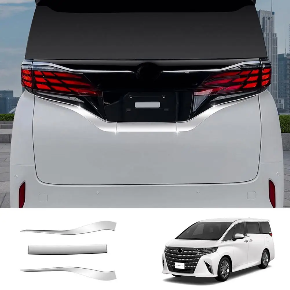 

Для Toyota Alphard Vellfire 40 серия 2023 2024 черная Обложка полоса отделочная панель средняя фоторамка Стайлинг Moul H6U2