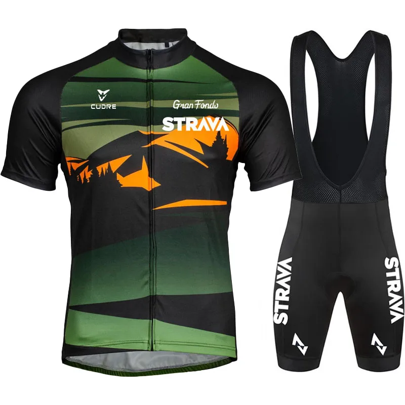 

Комплекты для велоспорта STRAVA 2022 мужские брюки Gel Man Mtb Одежда Мужские комплекты летние комбинезоны трикотажная футболка трикотажная спортив...