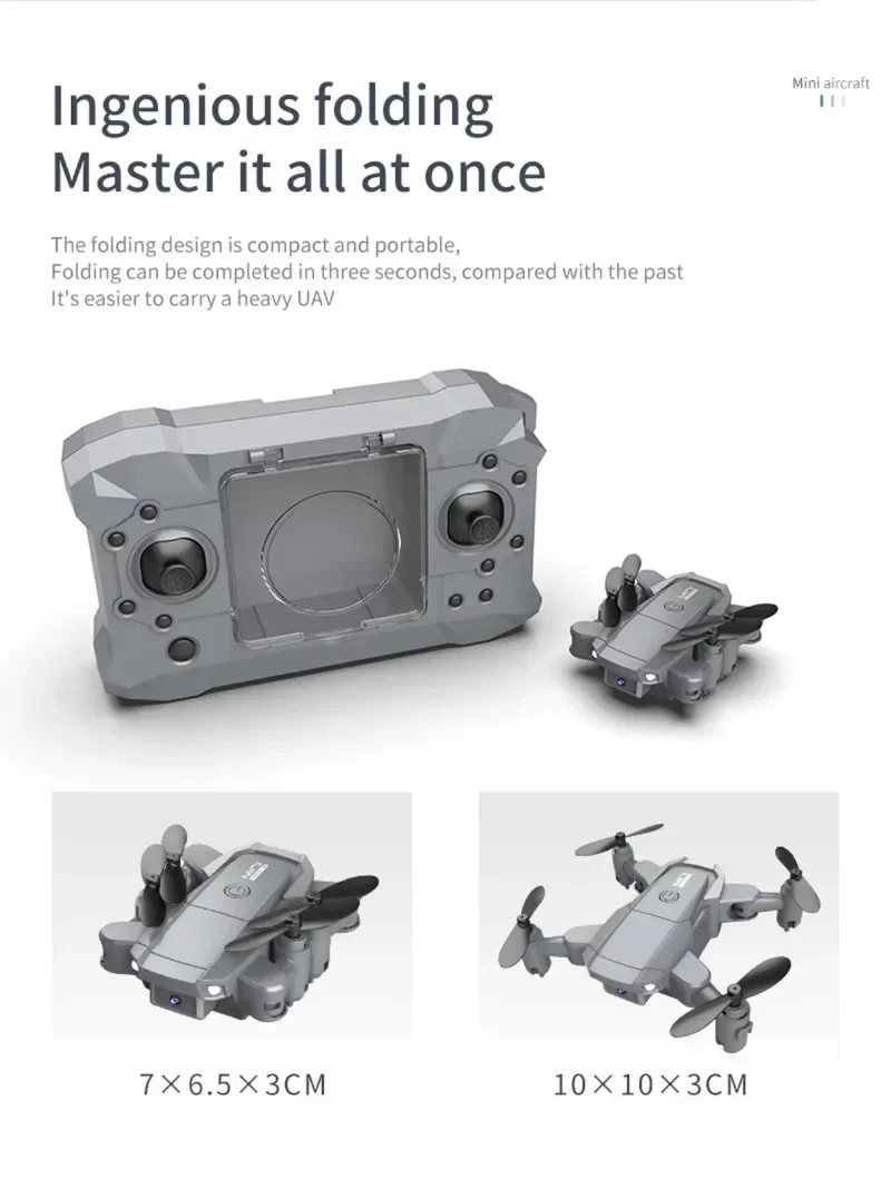 905 Мини RC Дрон с камерой 4K HD Wi-Fi Fpv Аэрофотосъемка Складной квадрокоптер