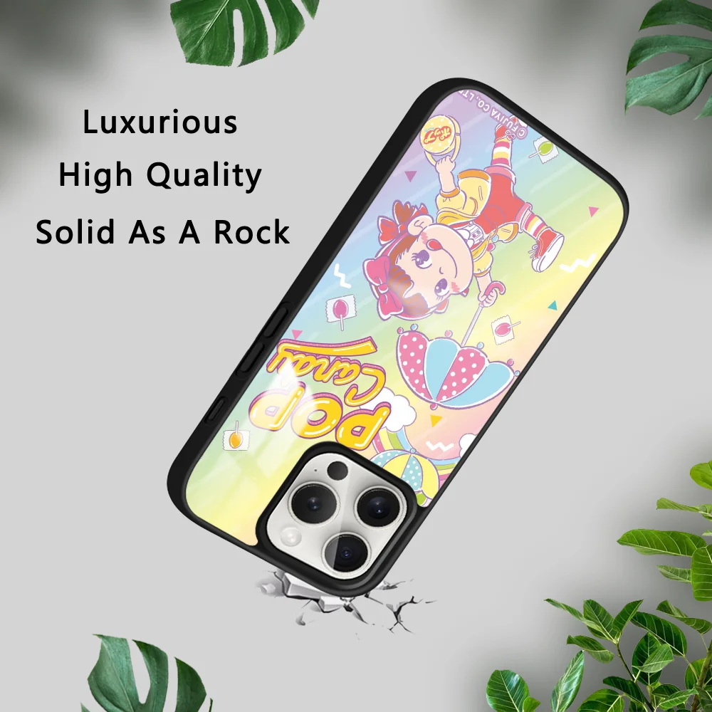 Чехол для телефона F-Fujiya Milky P-Peko-Chan iPhone 16 15 14 13 12 11 Pro Xs Max Mini Plus Celulares Hard Funda