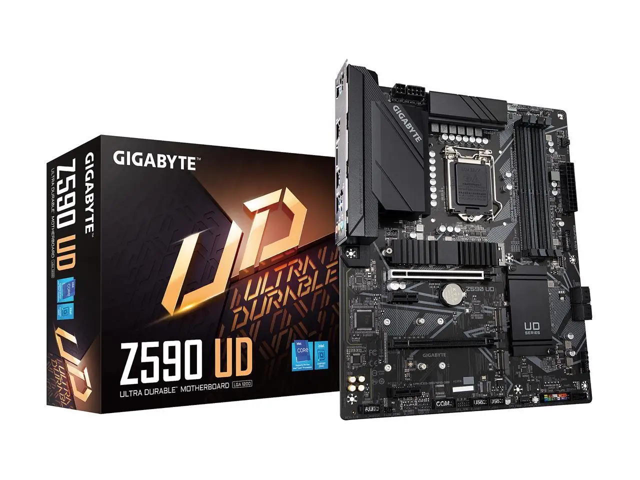 

For GIGABYTE Z590 UD Motherboard LGA 1200 Intel Z590 ATX Motherboard with Triple M.2, PCIe 4.0, USB 3.2 Gen 2, 2.5GbE LAN