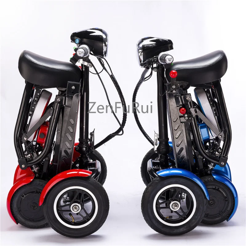 

Enhance Foldable Perfect Travel Transformer Lithium 4 Wheel Electric Folding Mobility Scooter Convenient for Elderly