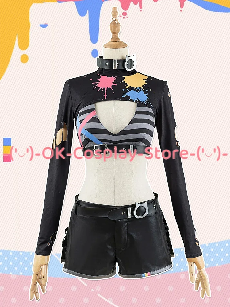 Nekota Tsuna Косплей Костюм Vtuber Милый праздничный костюм Пальто с капюшоном Топ Брюки