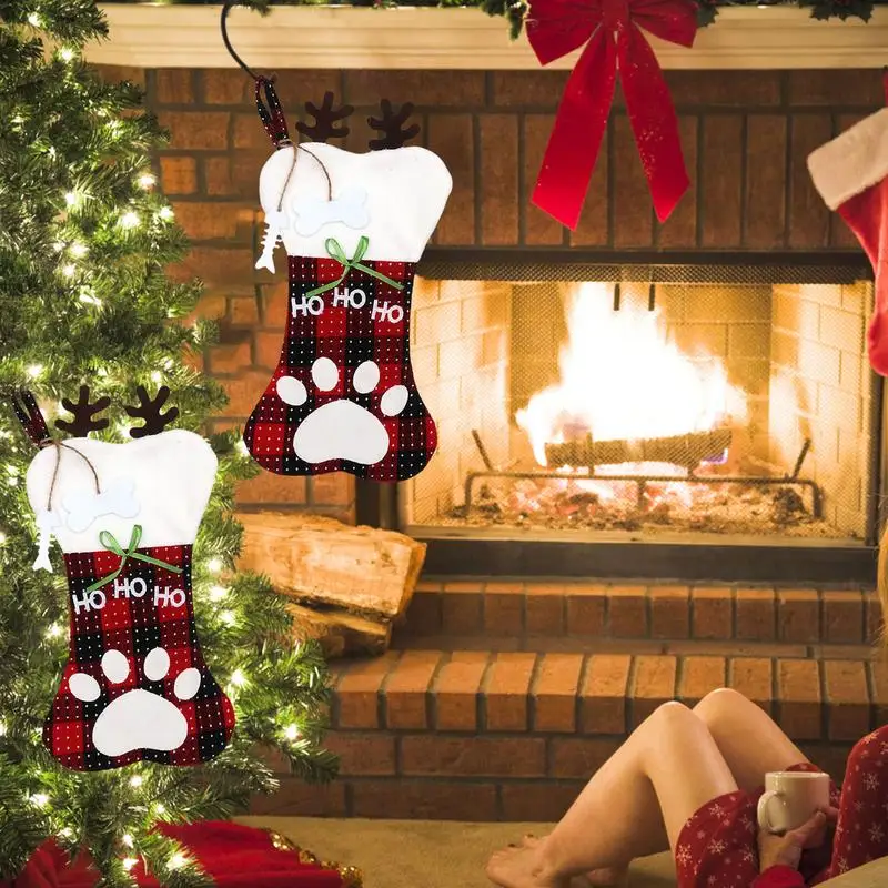 Рождественские чулки рождественские носки с героями мультфильмов большие