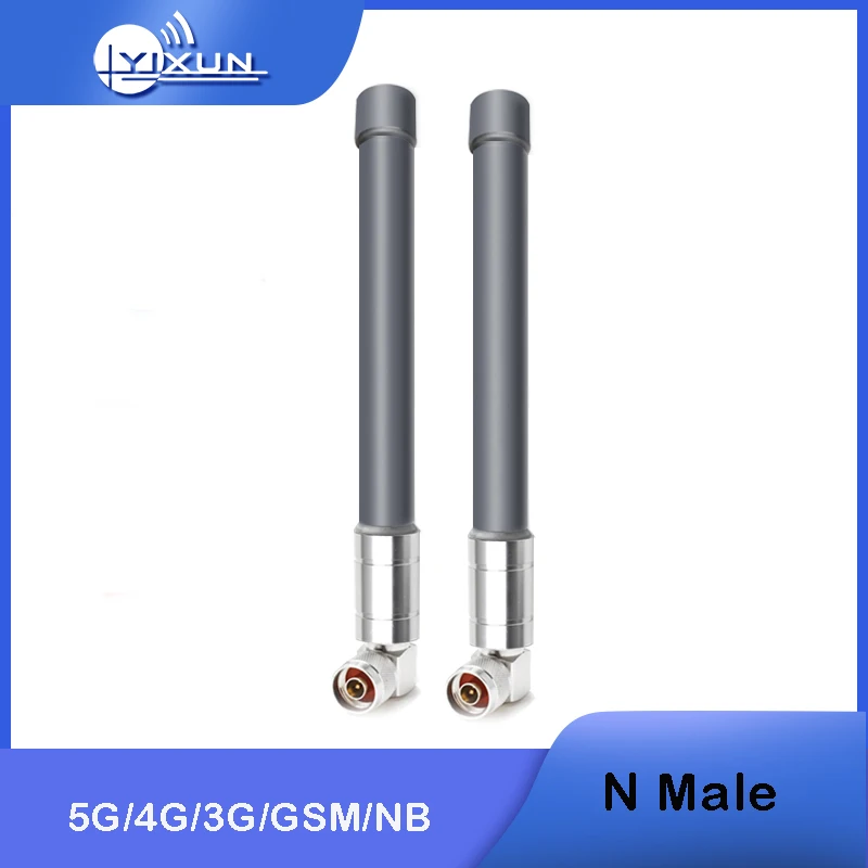 

1 шт. 2G/3G/4G/Φ антенна N Мужской Локоть водонепроницаемый усиленный стекловолокном пластик всенаправленная наружная базовая станция AP gateway