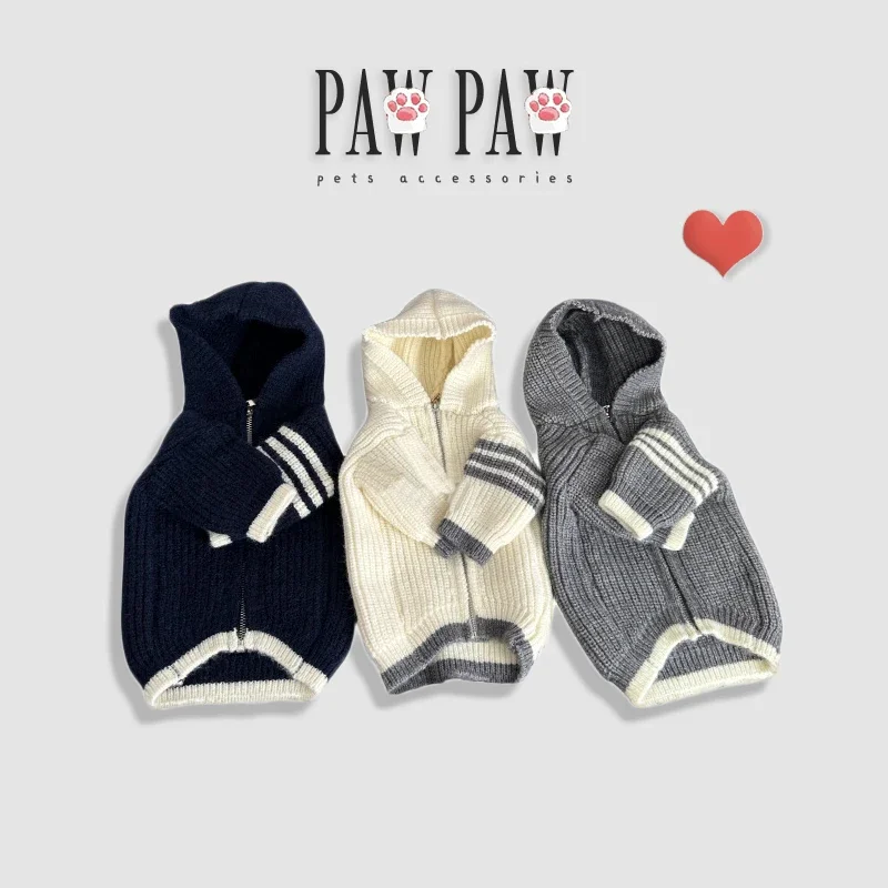 

Модная Толстовка PawPaw с капюшоном для собак, женская дизайнерская одежда для собак, женская одежда для йоркширского пуделя