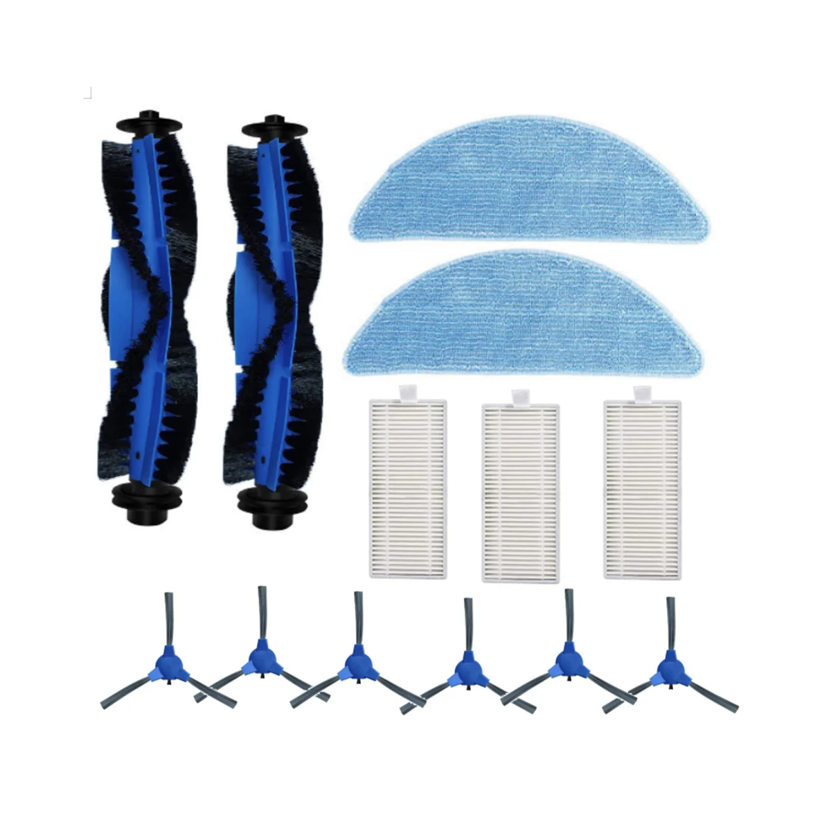 

Main Roller Side Brush Cloth and Cleaning Brush for 2290 Robot Vacuum Cleaner Spare Parts