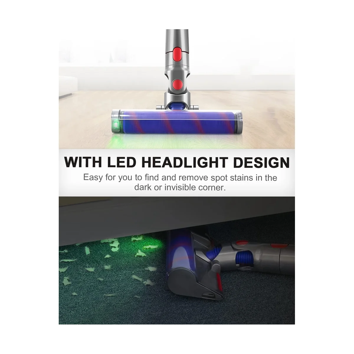 Щетка для пылесоса Dyson V10 V8 V7 V11 V15 турбо-щетка с быстроразъемным разъемом чистки