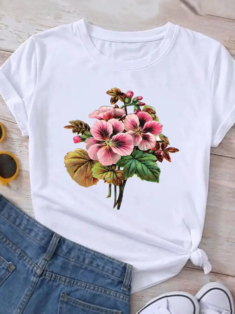 

Футболка женская летняя с коротким рукавом и принтом, в стиле 90-х