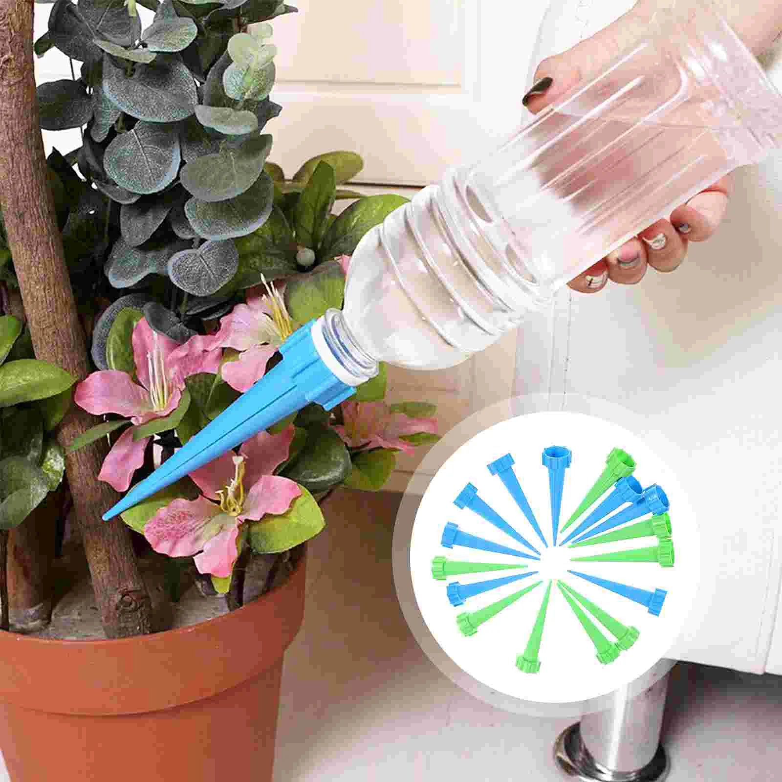 

16 Pcs Plastic Water Bottles Auto Watering Automatic Devices Potted Vacation