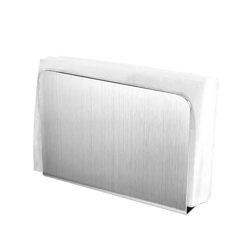 

Napkin Holder Stand Upright Stainless Steel Paper Napkins Holder For Table Countertop Napkin Stand Dispenser For Bar Pub Picnic