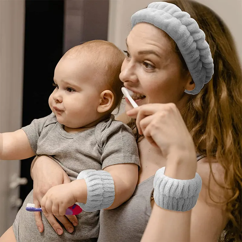 Plush Wash Hair Band Home Makeup Hair Band Wristband