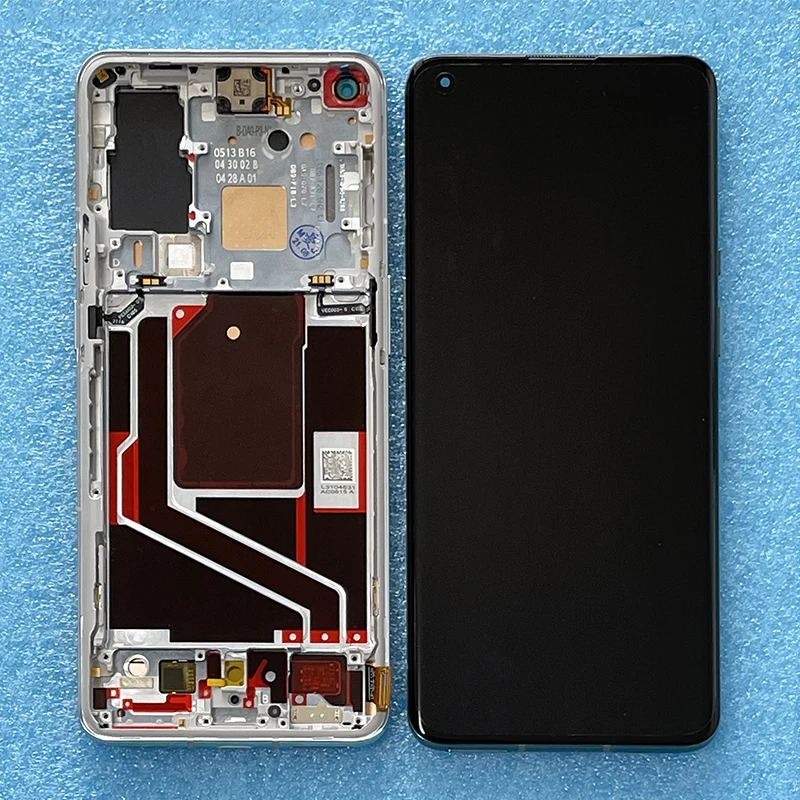 

6.7''Original Amoled For OnePlus 9 Pro LE2121 LCD Screen Display Touch Panel Digitizer For OnePlus 9Pro LE2123/2125 1+9Pro Frame