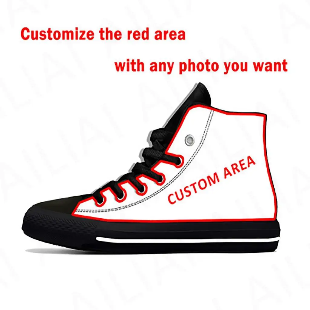 

2022 DIY Custom Any picture You Want Fashion Funny Classic Casual Cloth Shoes Lightweight Breathable 3D Print Men Women Sneakers
