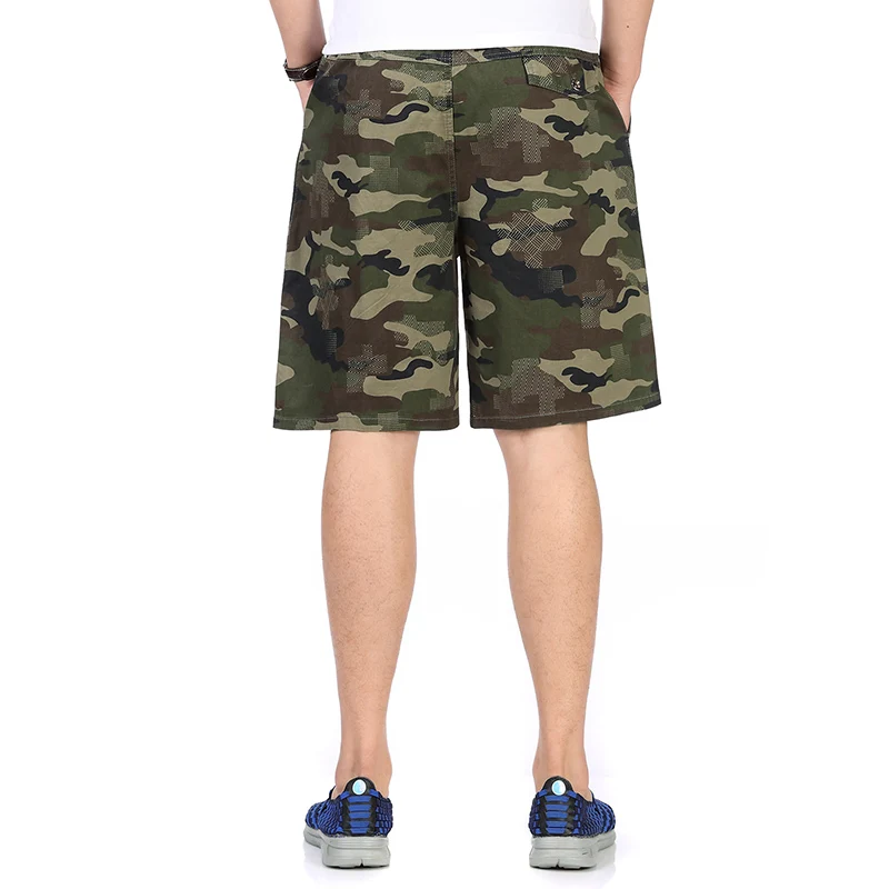 

Summer Men's Camouflage Cotton Shorts Black Camel Elastic Waist Comfort Casual Wear Male Cozy Camo Short Pant Underwear 2023