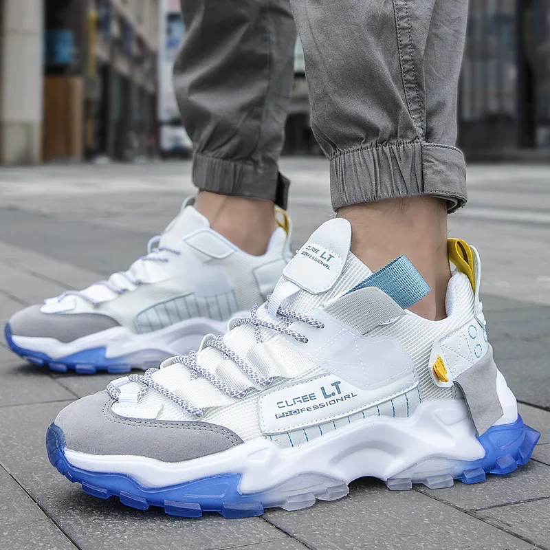 Hot Sale Fashion Adult Casual Sneakers Cushioning Men's Running Shoes Wear Resistant Athletic Teenagers Shoes Male Walking Shoes