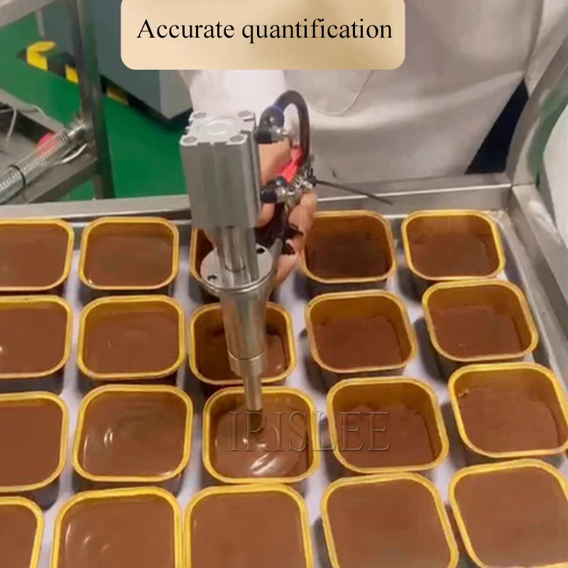 Автоматическая машина для наполнения торта с маслом и слоеным 2023 инжектор крема