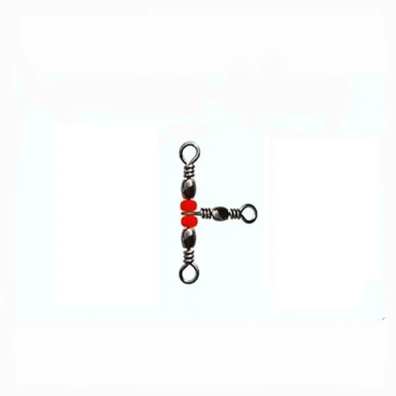 

Mini fishing gear fittings Connect ring hook hook line connector 50 pieces/sets of hook swivel 3 line rings