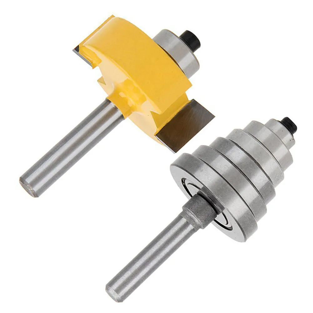 

7pcs Milling Cutter For Wooden Cleaning Bottom Router Bits 2-1/4 Cutting Diameter Planing Router Bit Engraving Woodworking Tools