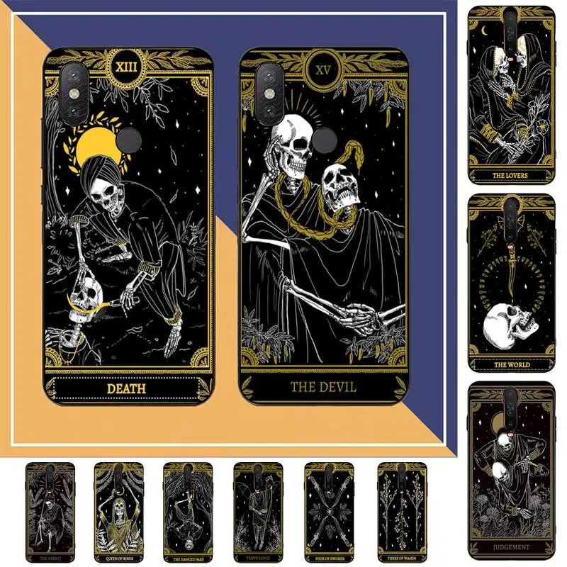 

Death Tarot Phone Case for Redmi Note 8 7 9 4 6 pro max T X 5A 3 10 lite pro
