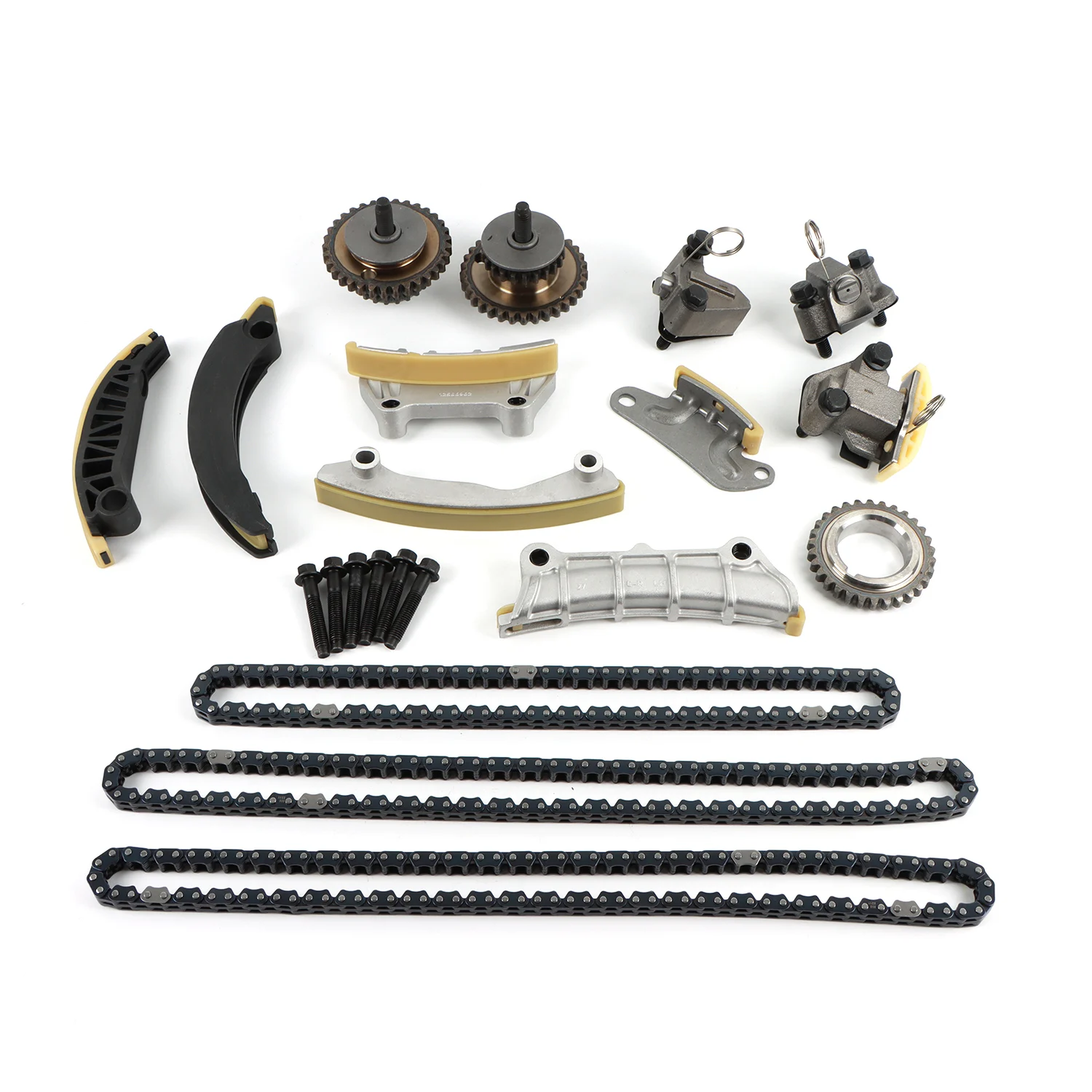 

Engine Timing Chain Kit 9-0753S 12609262 12612839 12633451 12633452 12645465 for Chevrolet Buick Cadillac Saturn 3.6L 3.0L