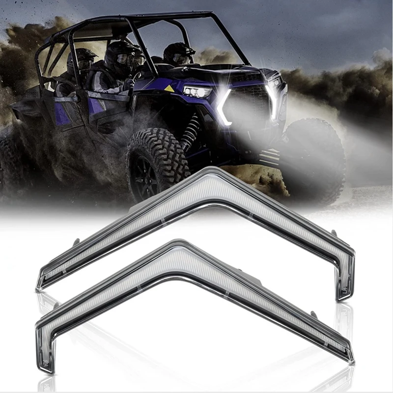 

Motorcycle Front Driver Signature Light Turn Signal Light for Polaris RZR XP Turbo 4 Turbo Xp 1000 4 1000 2019