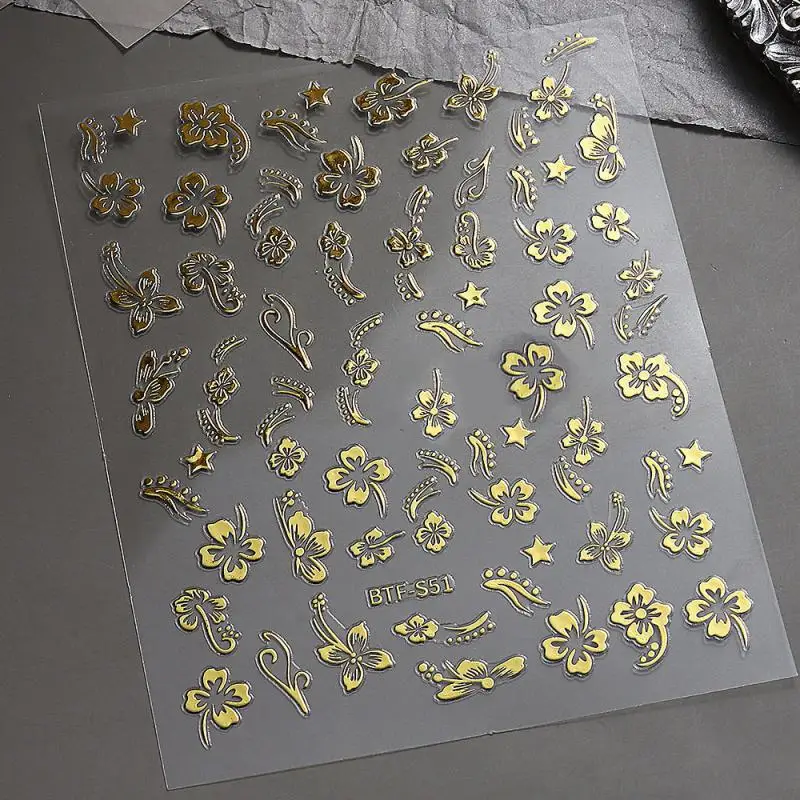 Nail Art Adhesive 8cm*10.5cm Summer Fresh Showing Off Is Popular Versatile Temperament Selected Materials Stickers