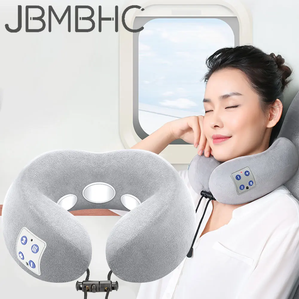 

Electric Neck U Shaped Massage Pillow Cervical Massager TENS Pulse Hot Compress USB Massage Apparatus Health Care Relax Tools