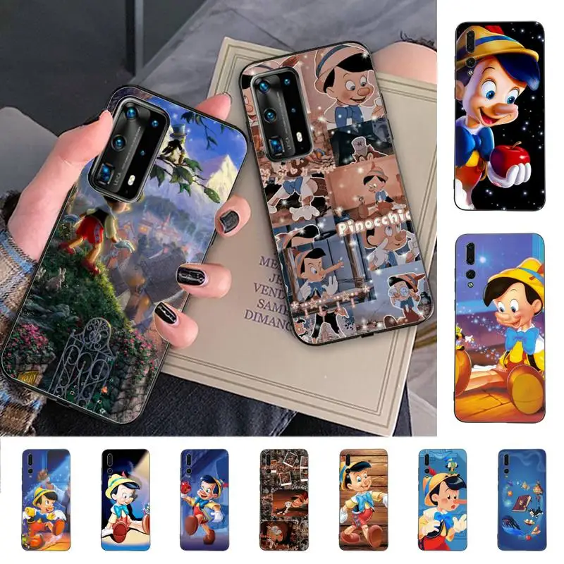 

Disney Pinocchio Phone Case for Huawei P30 40 20 10 8 9 lite pro plus Psmart2019