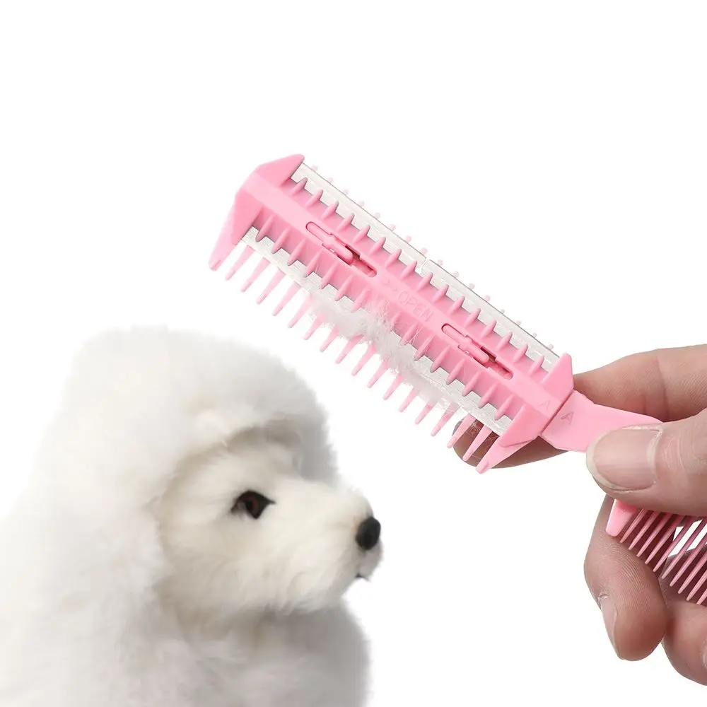 

Инструмент для парикмахерской, разобранная Расческа для стрижки, филировки, стрижки шерсти домашних животных, щетка для кошек