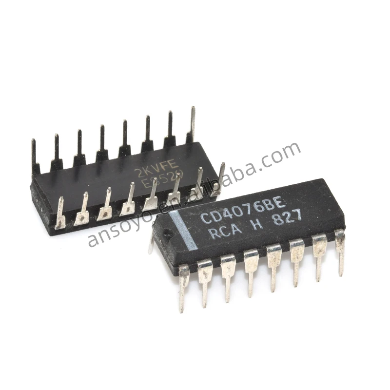 

Интегральные схемы CD4076BE CD4076 IC DIP-16, новые оригинальные, 5 шт.