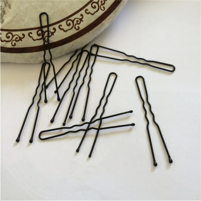 40GC 500 Pieces Bangs Hair Pins Women Kid Hairgrip Headdress Barrette Accessories Crinkled Hair Pins Bobby Pins Invisible