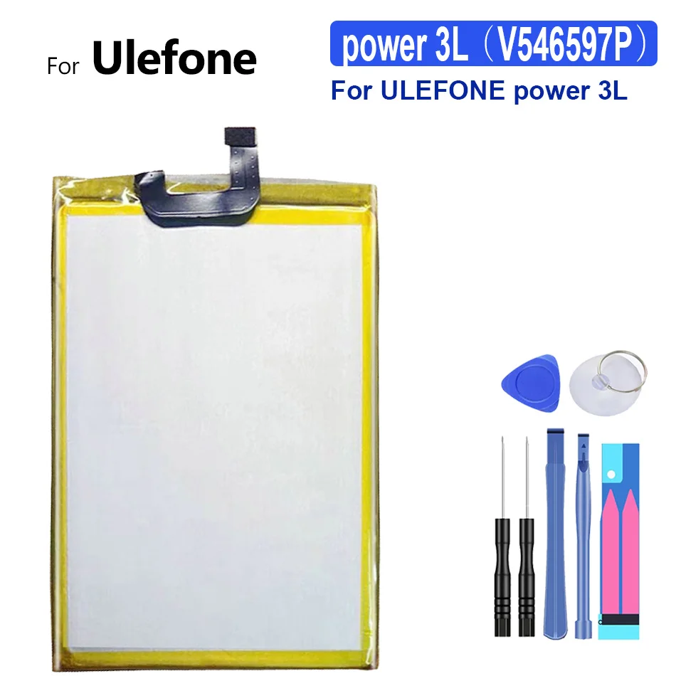 

Replacement Battery Power3L for ULEFONE Power 3L Mobile Phone 6350mAh