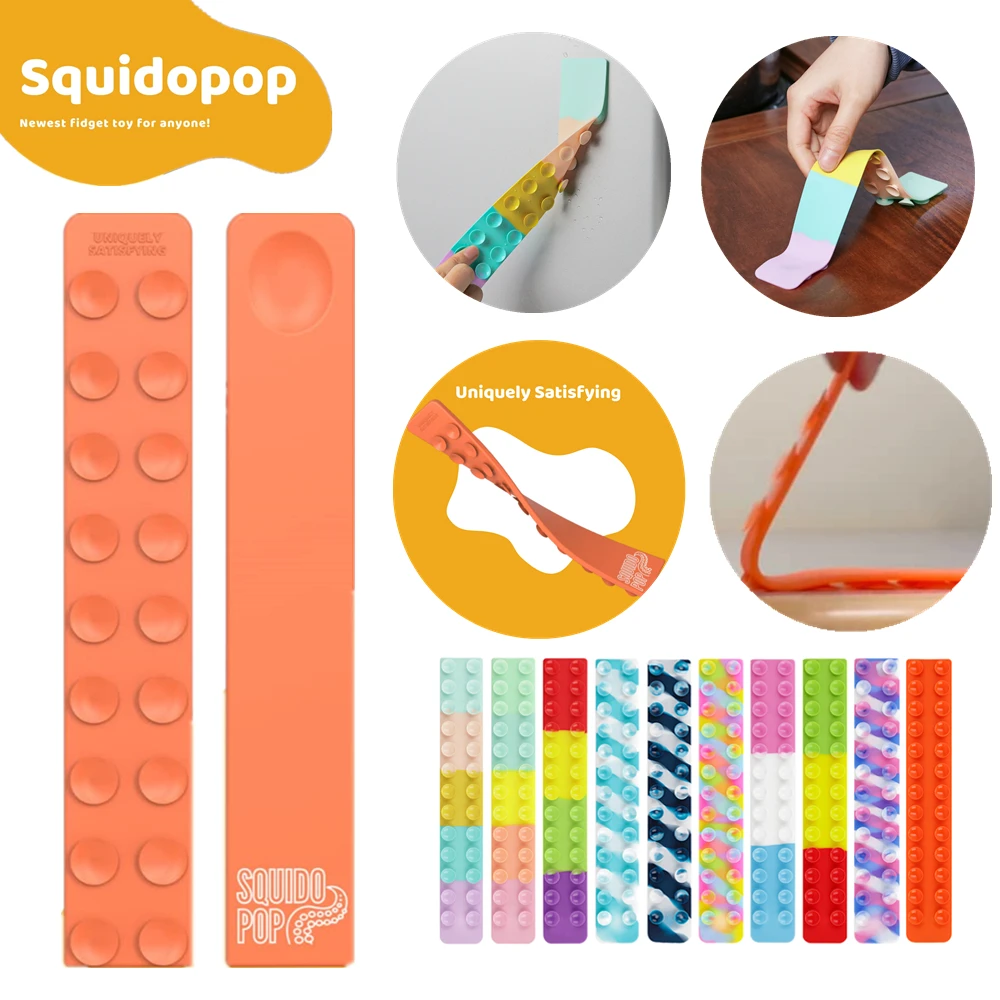 

Игрушки-антистресс на присоске, силиконовый лист для взрослых