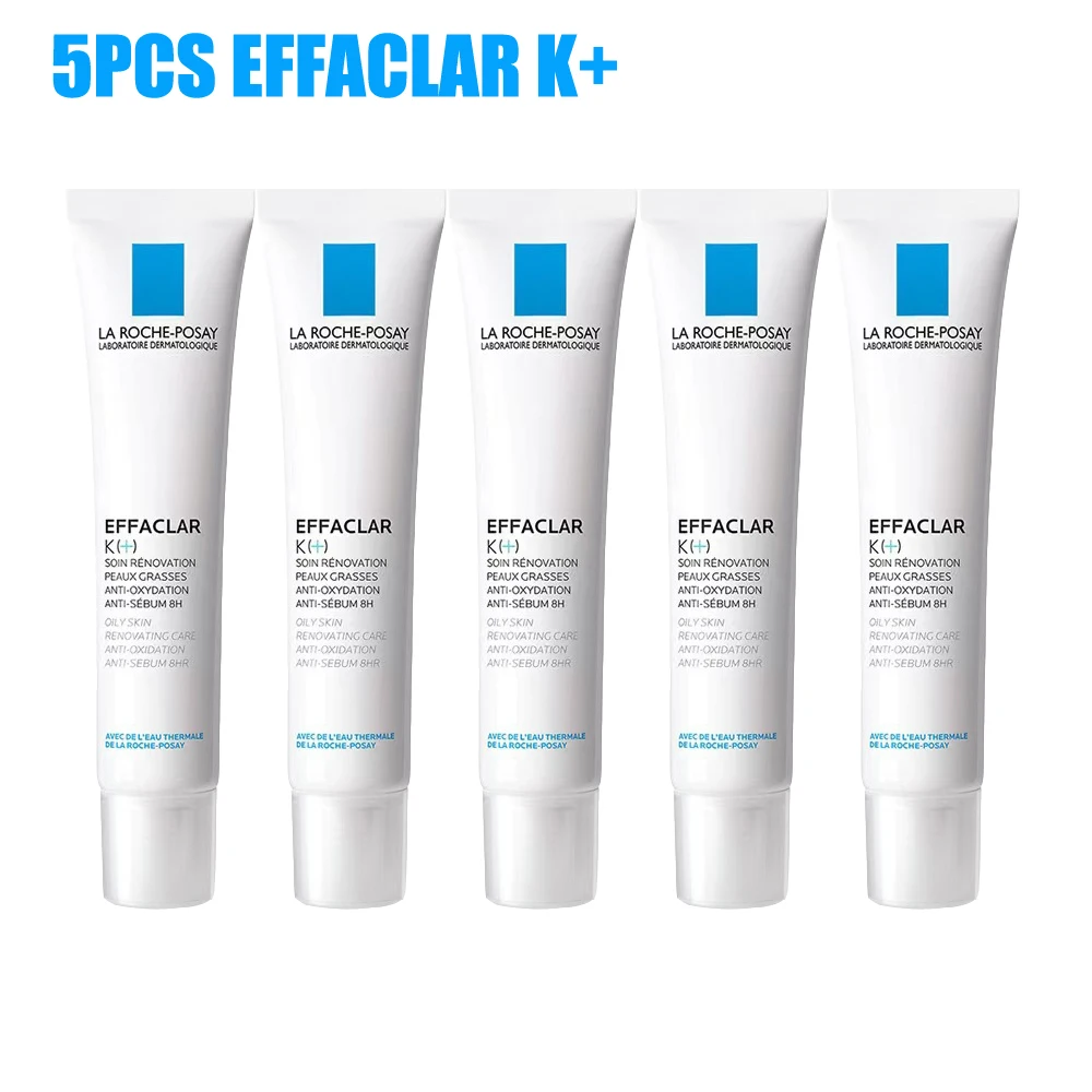 

5pcs La Roche Posay Effaclar K+/DUO+ Whitening Acne Removal Cream Acne Spots Oil Control Acne Moisturizing Cream Face Care 40ML