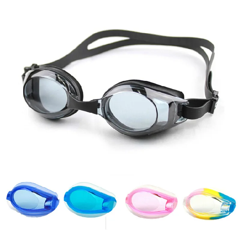 Men's And women's Swimming Goggles Flat Swim Goggles Waterproof And anti-fog Goggles Adjustable multi-colour Options