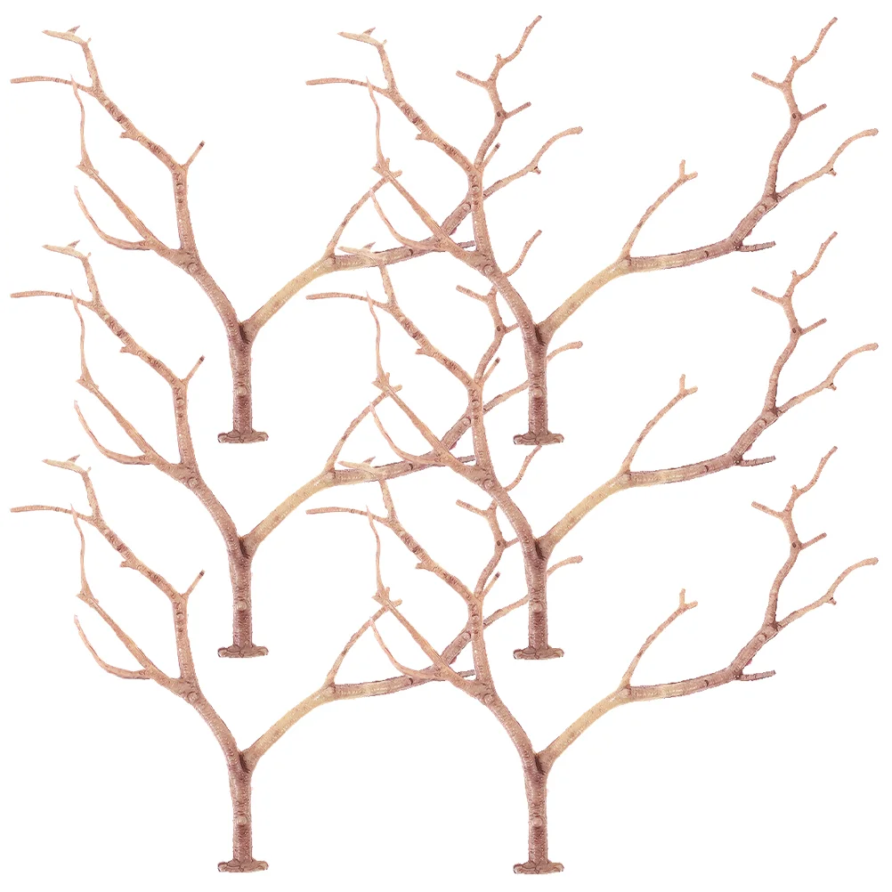 

6pcs Realistic Antler Dried Tree Branches Fake Antler Branch Decorative Twigs