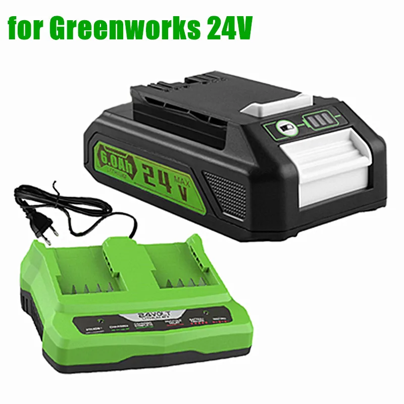 Замена OEM ODM, литиевая батарея Greenworks 24 В, совместимая с инструментами Greenworks 24 в 48 в