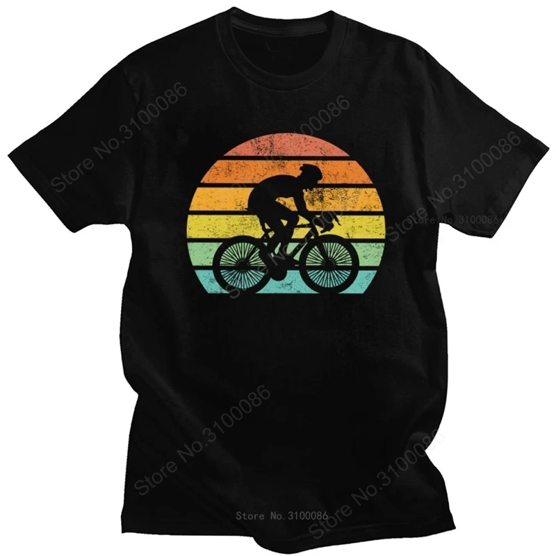 

Retro Vintage Mountain Biking Tshirt Men Short Sleeved Summer MTB Tee Tops Bike Bicycle Ride T-Shirts 100% Cotton T Shirts Gift