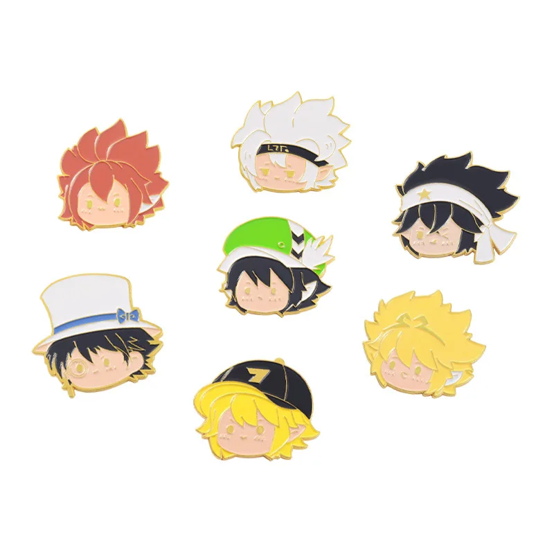 

Anime Icons Enamel Pins Phantom Kidd Greg Ann Mixiu Brooches Pinback Button Denim Jeans Lapel Badges Jewelry Gift for Fans Kids
