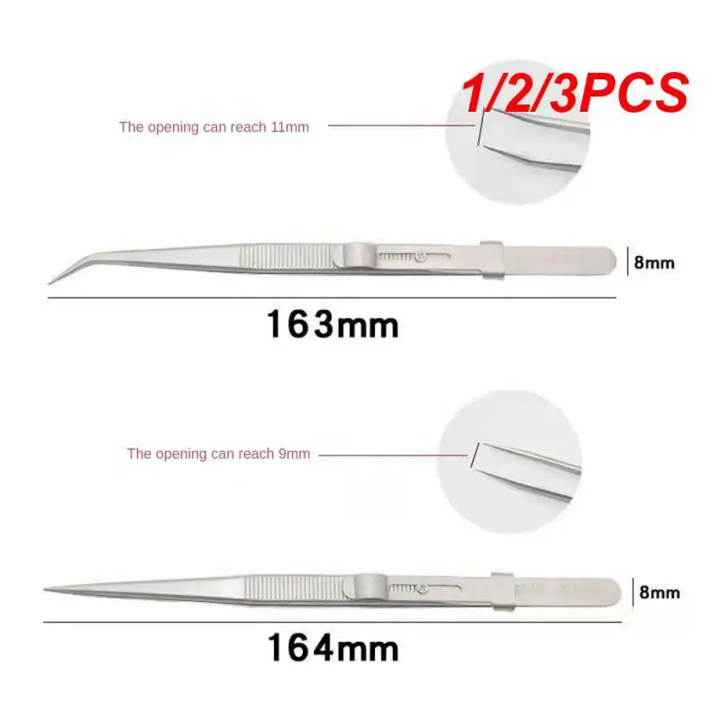 

1/2/3 шт., антистатические пинцеты из нержавеющей стали