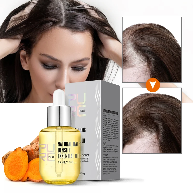 PURC Ginger Essence Hair Growth Products Fast Regrowth Oil Serum Hair Loss Medicine Enhancer Care Beauty Scalp Treatment