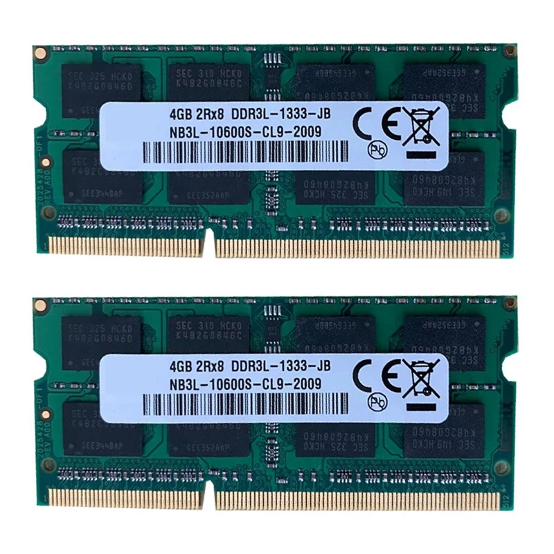 

2X DDR3 4GB Laptop Ram Memory 1333Mhz PC3-10600 204 Pins SODIMM Support Dual Channel For AMD Laptop Memory