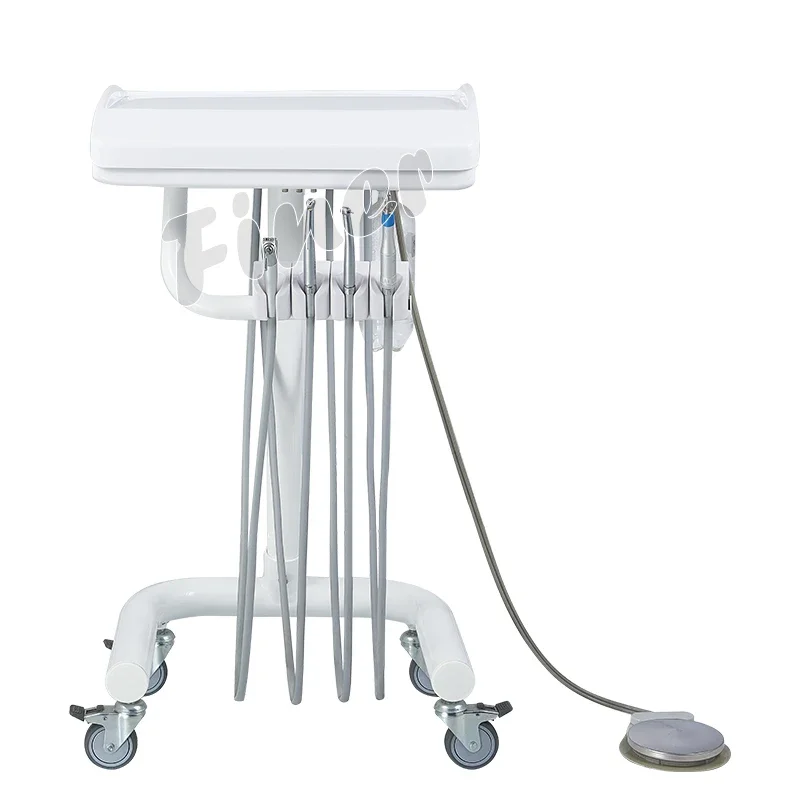 Портативная мобильная тележка De ntal микромоторный скалер