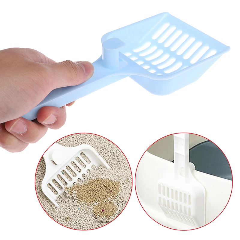 1 Pc Plastic Scoop Cat Sand Cleaning Products Toilet For Dog Cat Clean Feces Supplies Cheap Cat Litter Shovel Pet Cleaning Tool