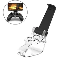 transparent controller gamepad mobile phone holder clamp mount clip stretchable games accessories for xbox onexbox series xs