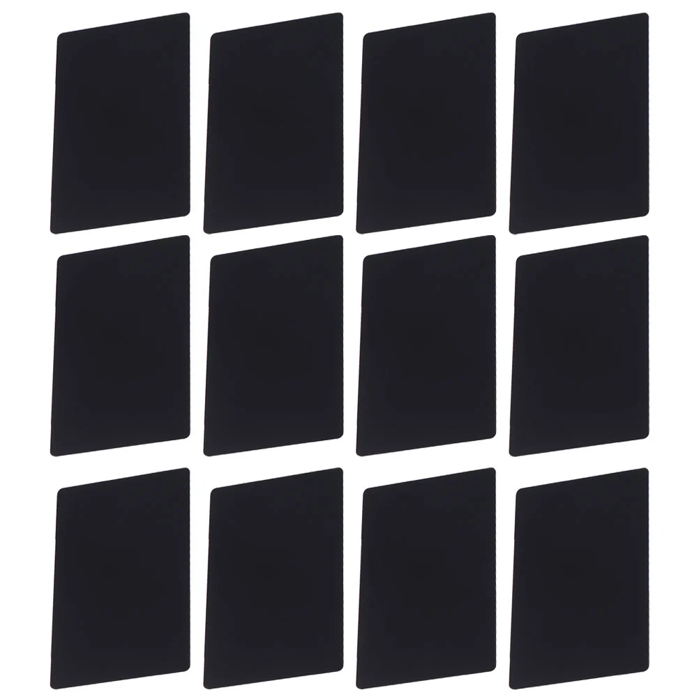 

100 Pcs Metal Business Card DIY Membership Cards Nameplates Making Blank Smooth Aluminum